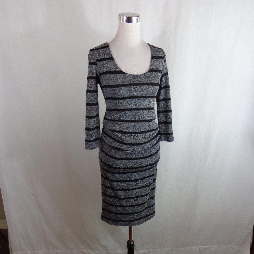 FEATHERS MATERNITY WOMEN'S DRESS SZ S STRIPED - Picture 2 of 5